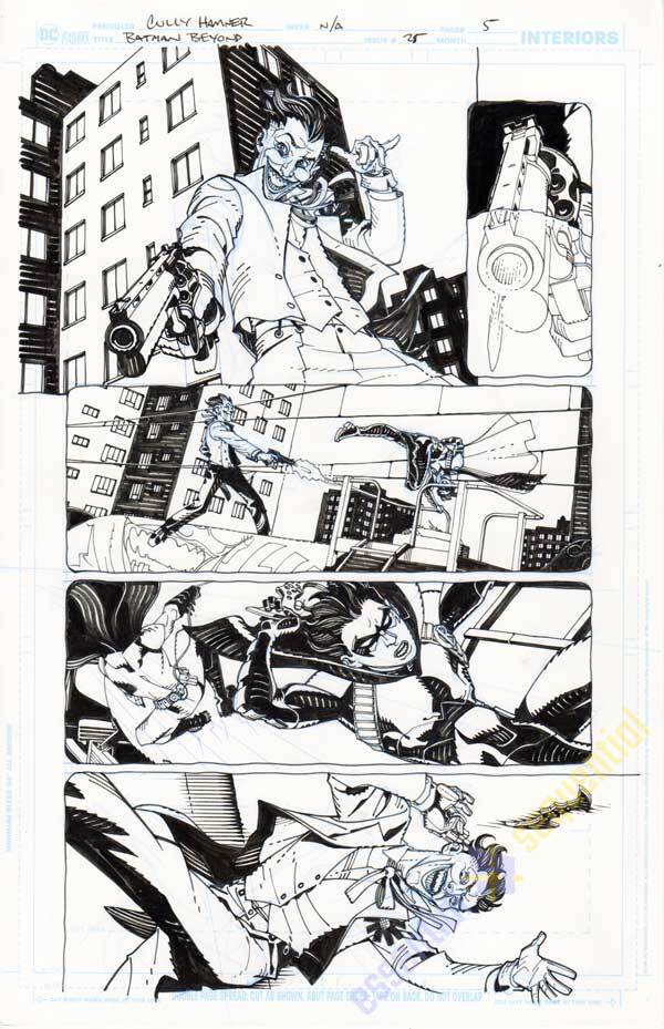 Batman Beyond #25 p.05 by Cully Hamner