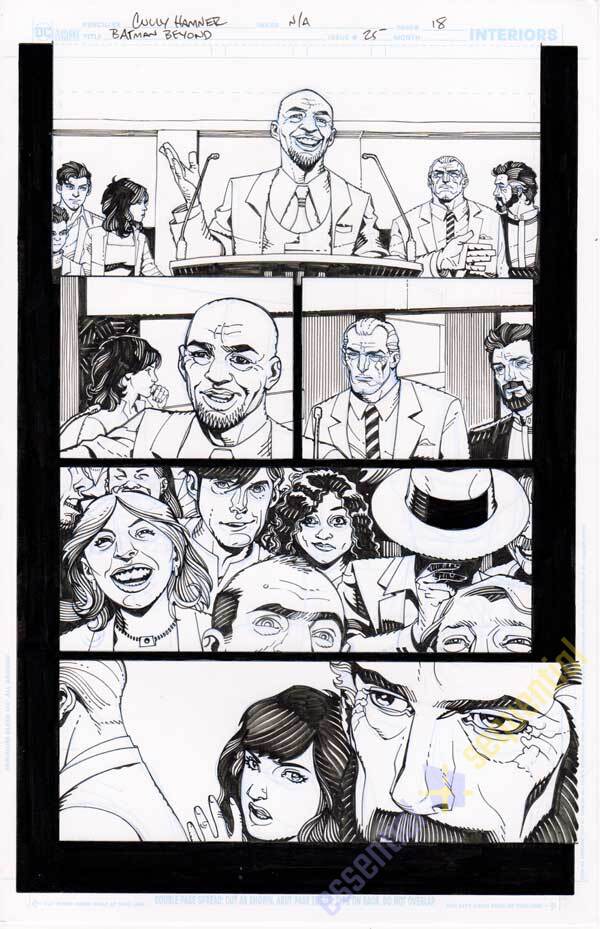 Batman Beyond #25 p.18 by Cully Hamner