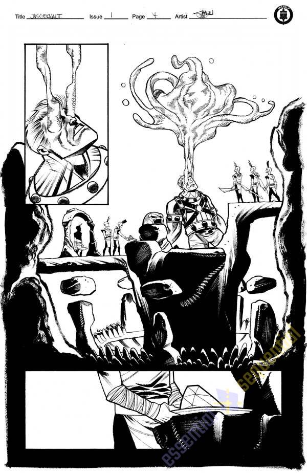 X-Men: Black: Juggernaut p.07 by Shawn Crystal