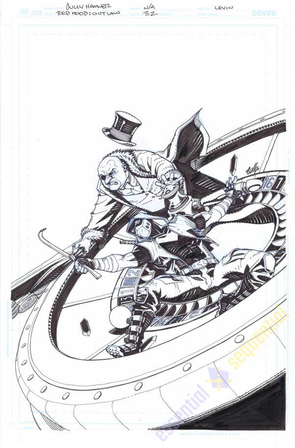 Red Hood: Outlaw #32 Cover by Cully Hamner