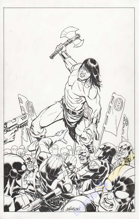 Conan #1 Variant by Dave Johnson