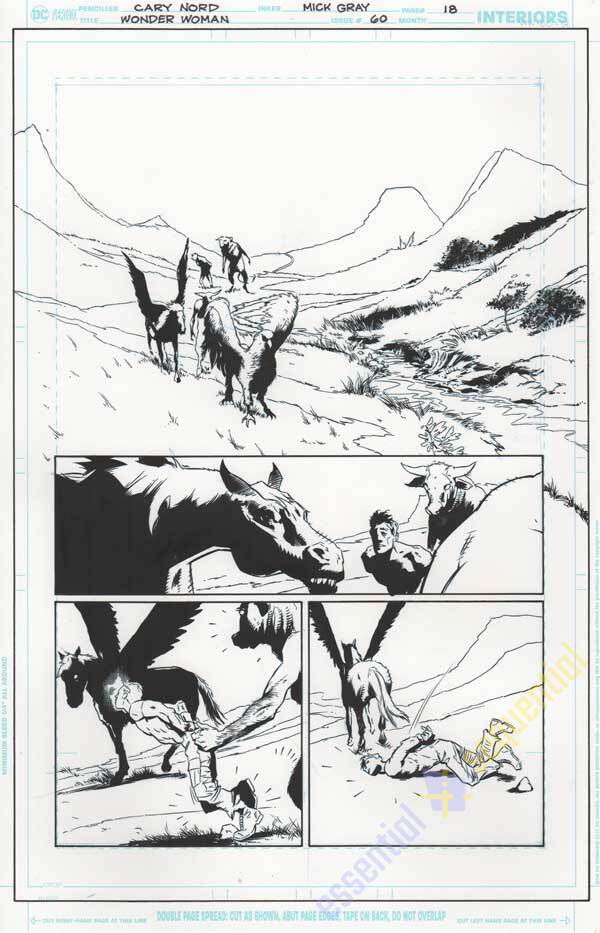 Wonder Woman #60 p.18 by Cary Nord