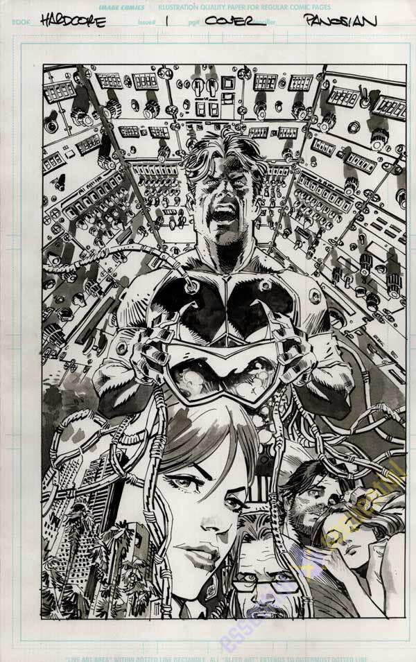 Hardcore #1 Cover by Dan Panosian