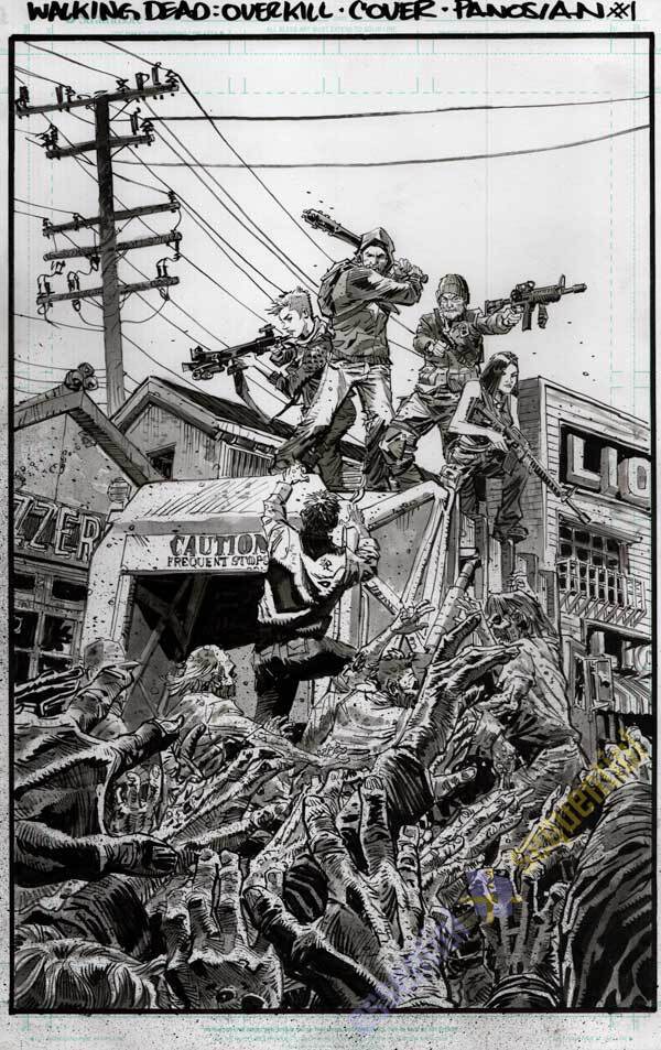 Walking Dead: Overkill #1 Cover by Dan Panosian