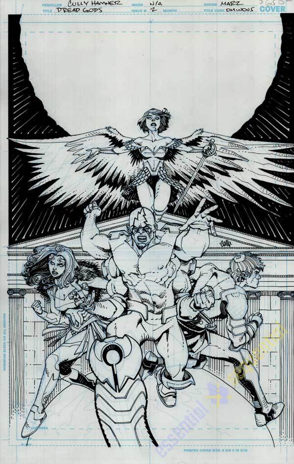 Dread Gods #2 Variant Cover by Cully Hamner
