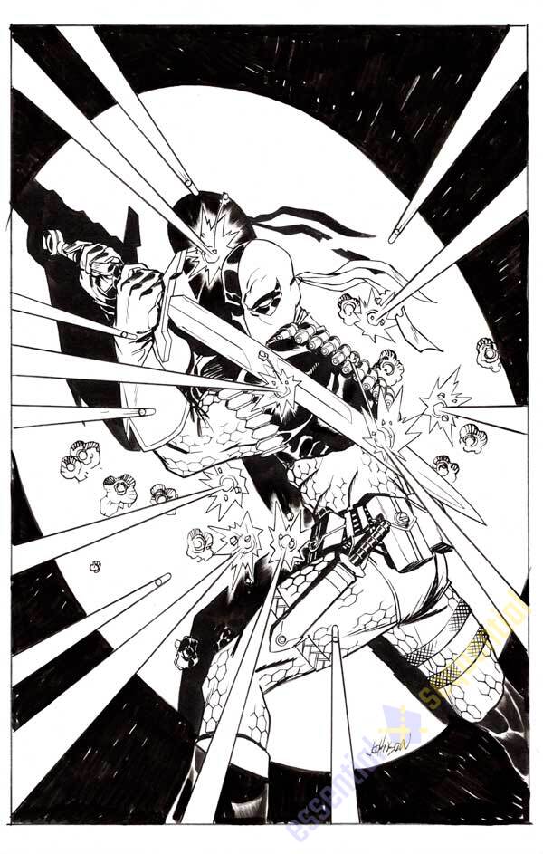 Deathstroke #39 Variant by Dave Johnson