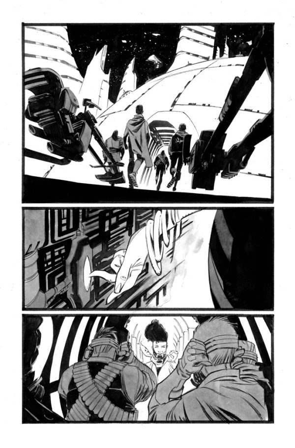 Space Bandits #1 p.04 by Matteo Scalera