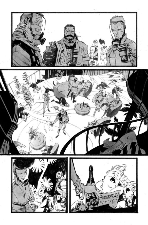 Space Bandits #1 p.05 by Matteo Scalera