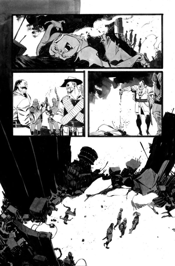 Space Bandits #1 p.10 by Matteo Scalera