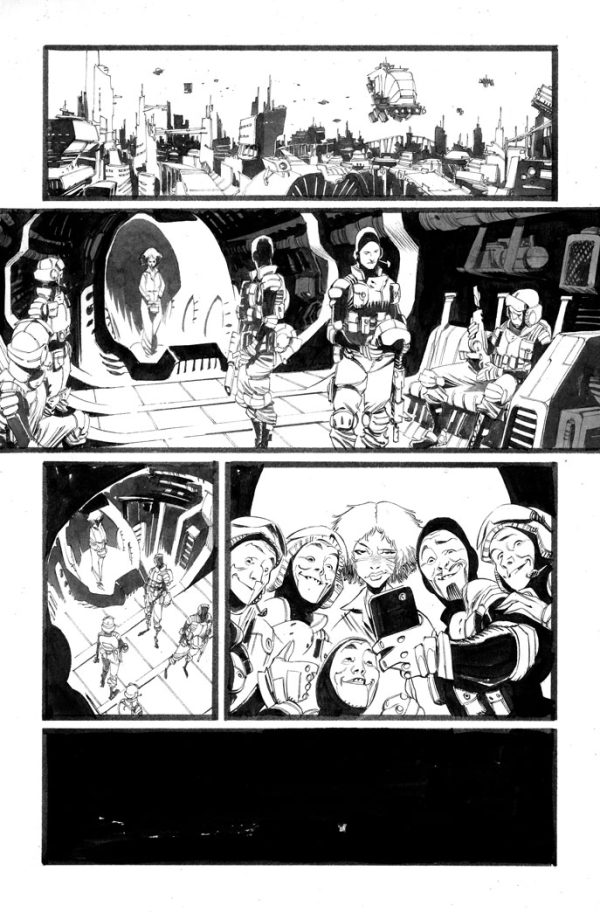 Space Bandits #1 p.14 by Matteo Scalera