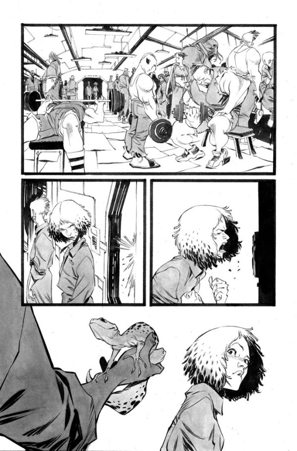 Space Bandits #1 p.26 by Matteo Scalera