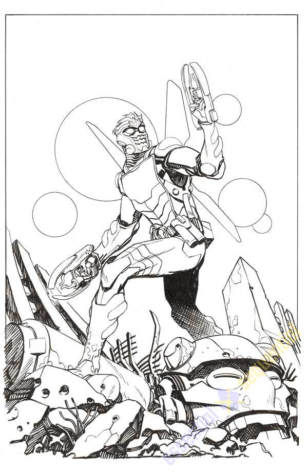 Guardians of the Galaxy #11 Variant Cover by Dave Johnson