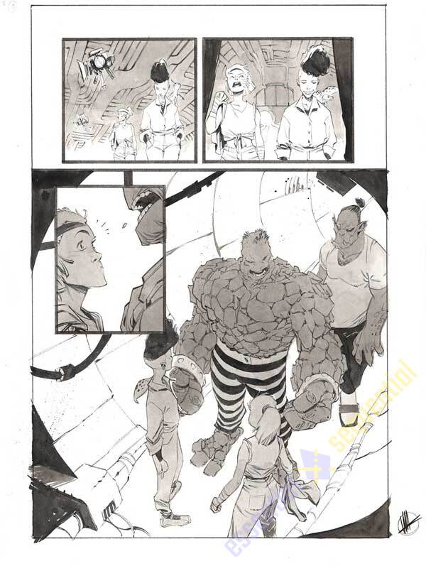 Space Bandits #2 p.03 by Matteo Scalera