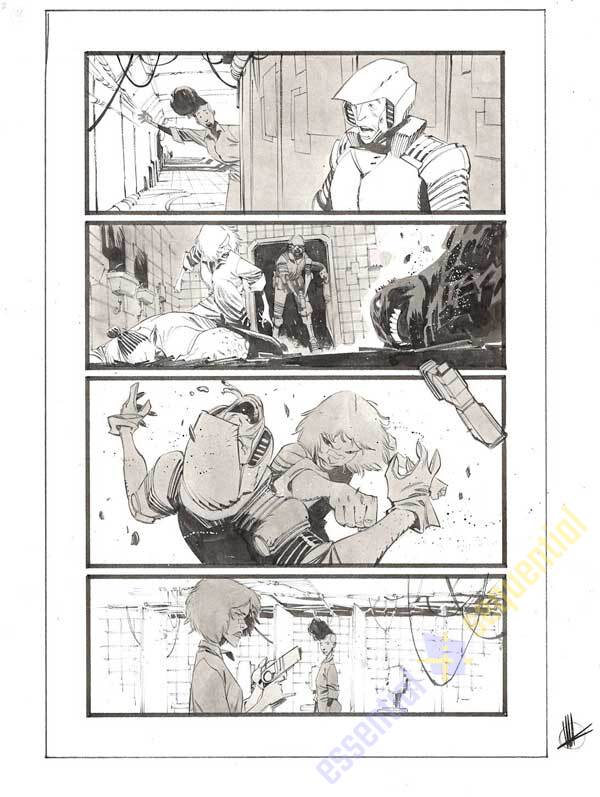 Space Bandits #2 p.16 by Matteo Scalera