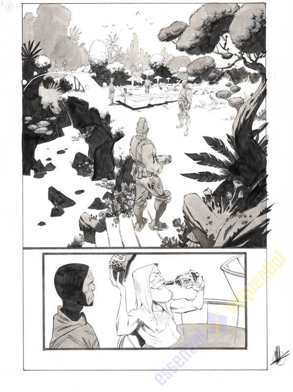 Space Bandits #3 p.02 by Matteo Scalera