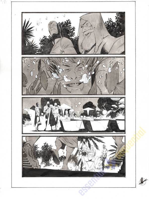 Space Bandits #3 p.03 by Matteo Scalera