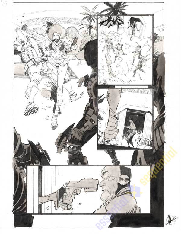 Space Bandits #3 p.13 by Matteo Scalera