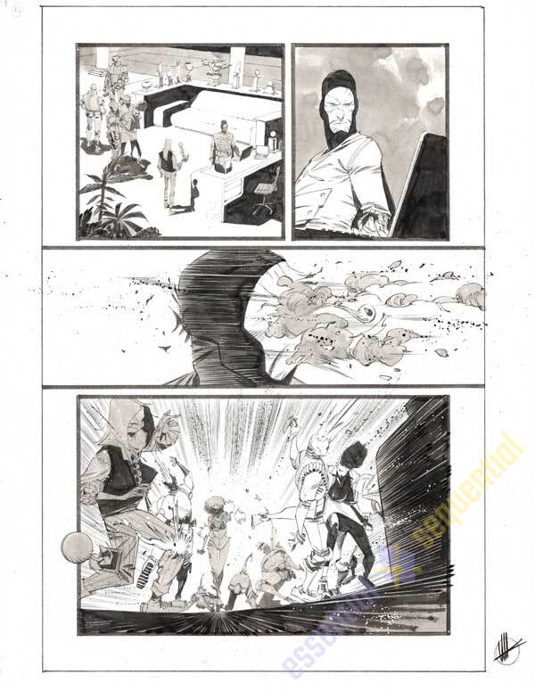 Space Bandits #3 p.14 by Matteo Scalera