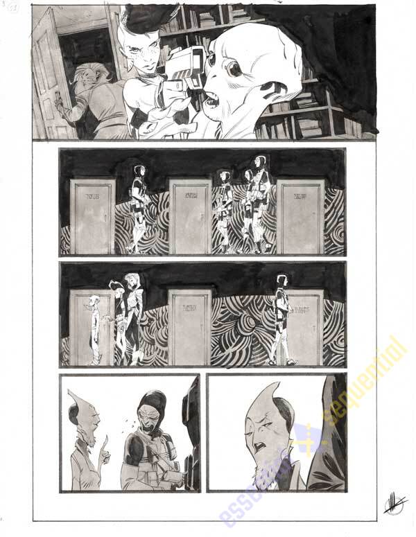 Space Bandits #3 p.21 by Matteo Scalera