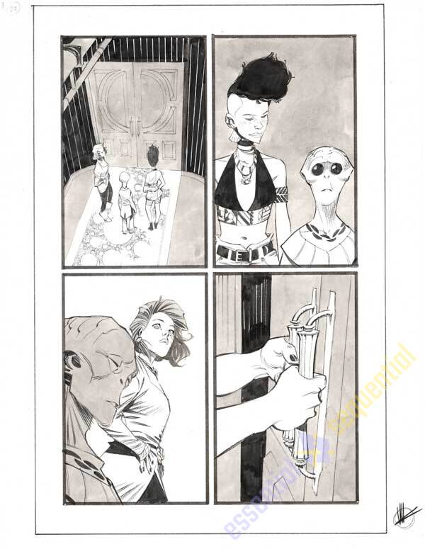 Space Bandits #3 p.22 by Matteo Scalera