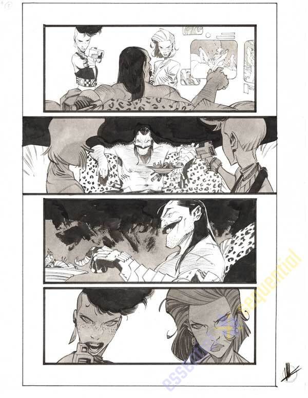 Space Bandits #4 p.02 by Matteo Scalera