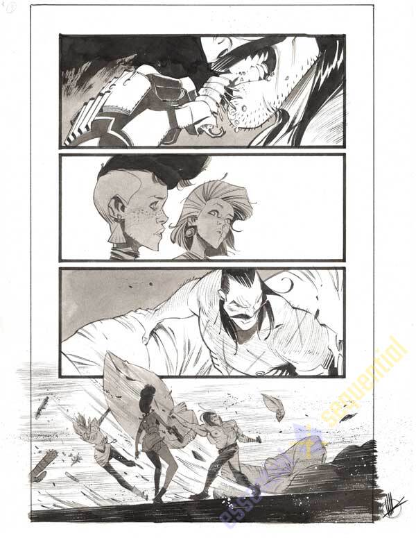 Space Bandits #4 p.03 by Matteo Scalera