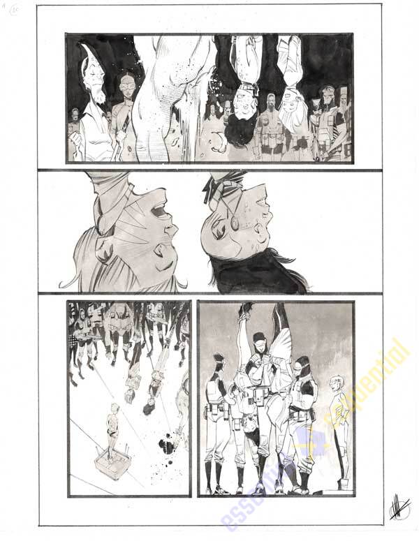 Space Bandits #4 p.10 by Matteo Scalera