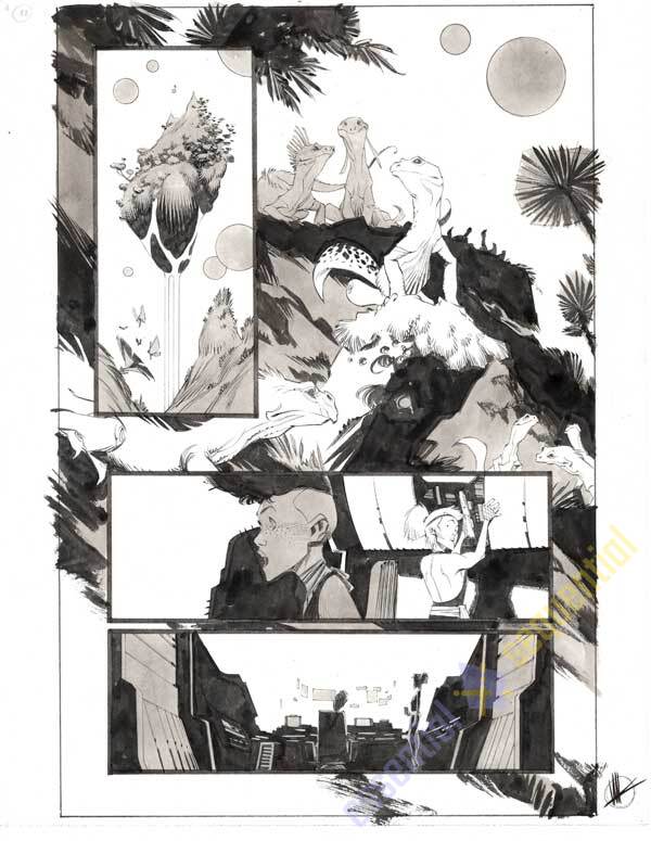 Space Bandits #4 p.12 by Matteo Scalera