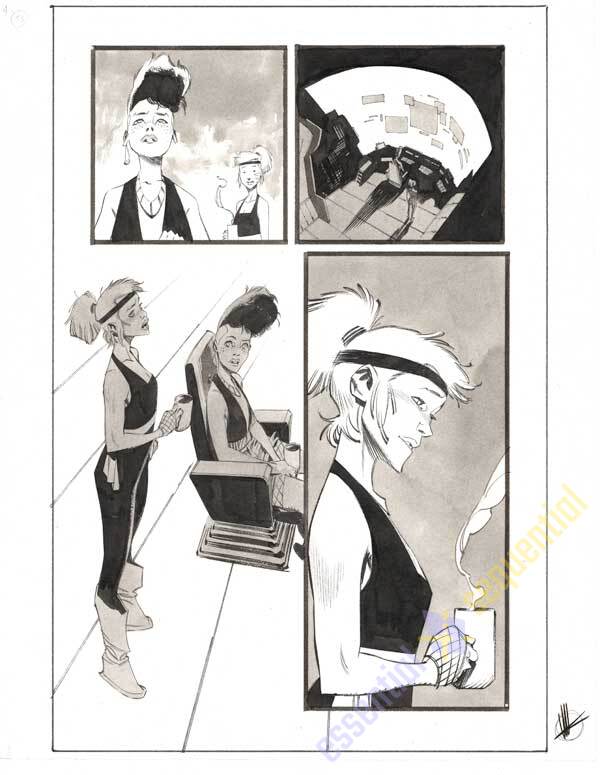 Space Bandits #4 p.13 by Matteo Scalera