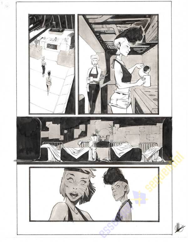 Space Bandits #4 p.14 by Matteo Scalera