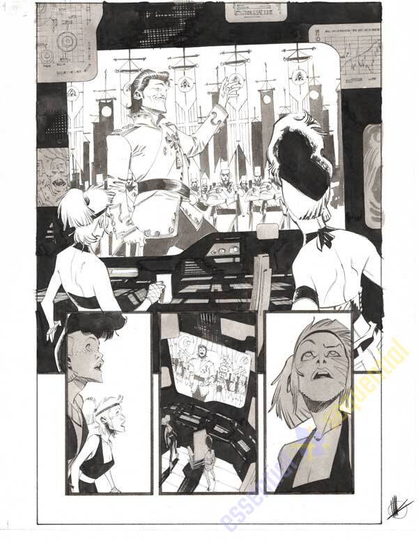 Space Bandits #4 p.15 by Matteo Scalera