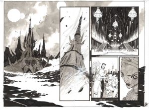 Space Bandits #4 p.16-17 by Matteo Scalera