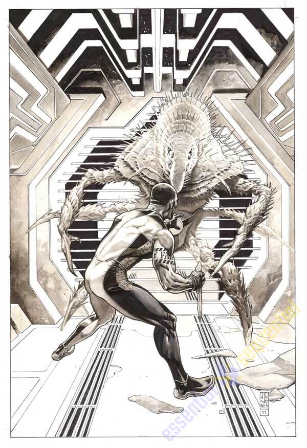 Mr. Terrific #4 Cover by JG Jones