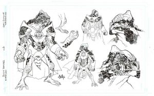 Khrelan Character Design by Cully Hamner