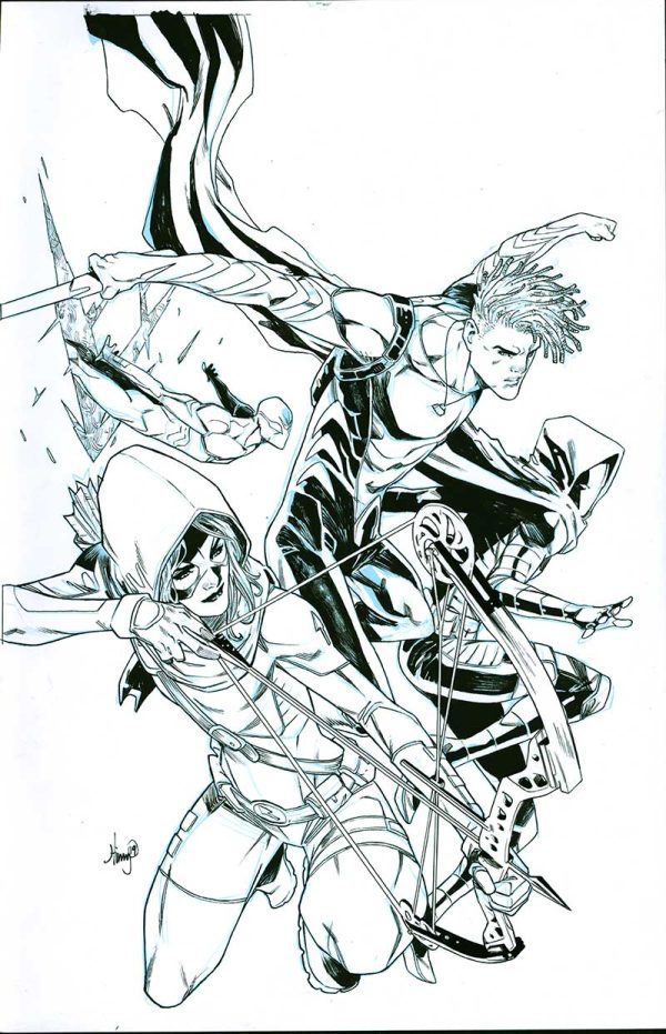 Young Justice #14 Cover by John Timms