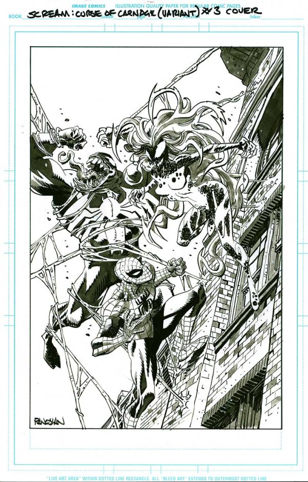 Scream: Curse of Carnage Variant #3 by Dan Panosian