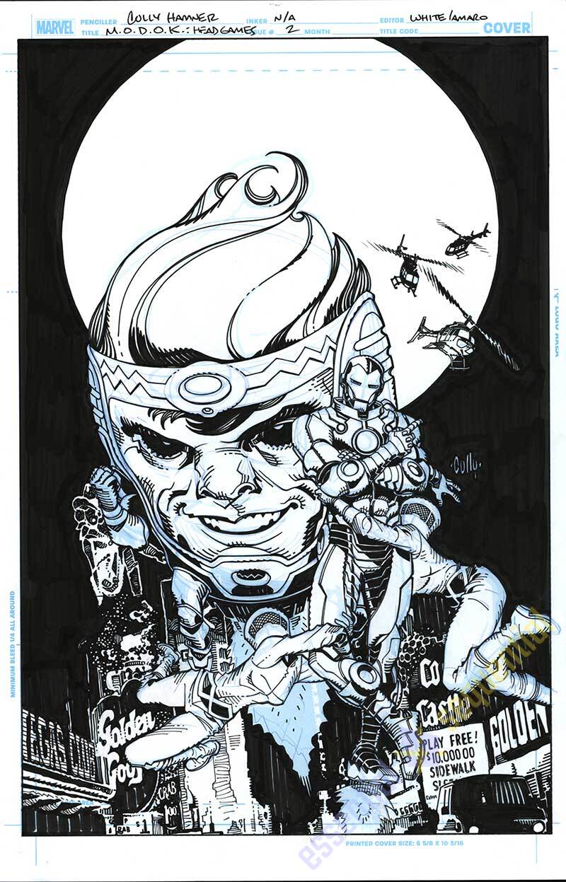 M.O.D.O.K.: Head Games #2 Cover by Cully Hamner 1 M.O.D.O.K.: Head Games #2 Cover by Cully Hamner