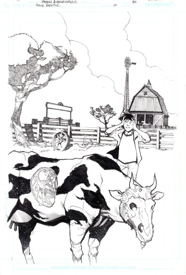 Blue Beetle #12 Page 5 by Rafael Albuquerque