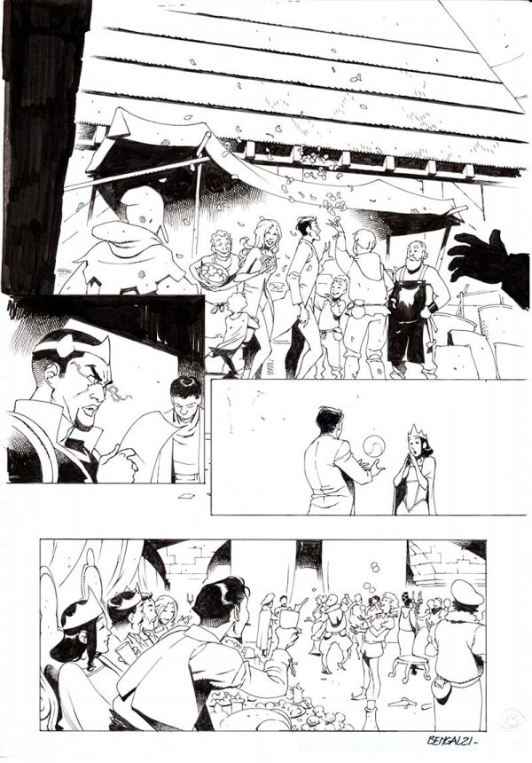 Dark Knights Of Steel #4 p.13 by Bengal