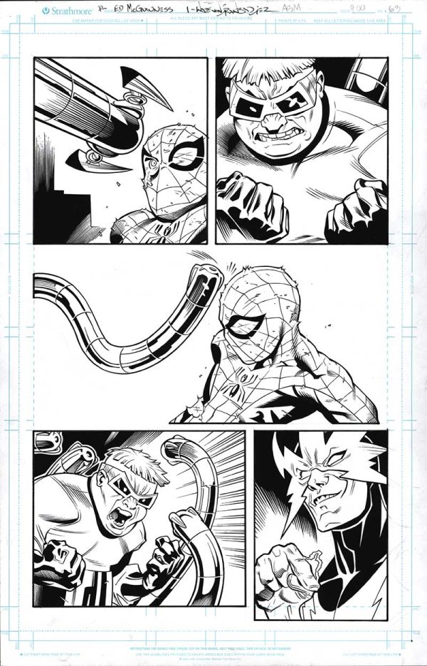 Amazing Spider-Man #900 p.06 by Ed McGuinness and Wade von Grawbadger