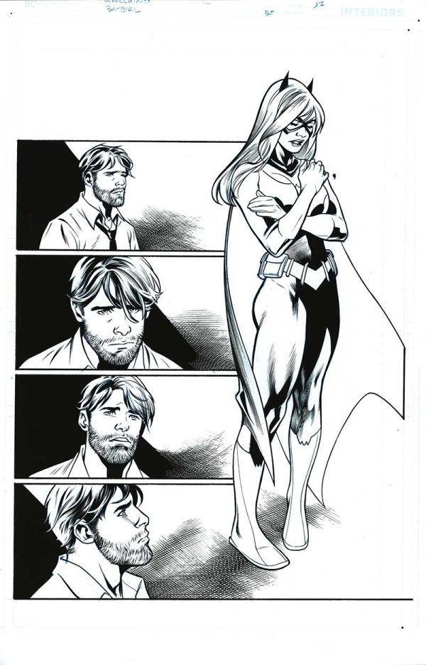 Batgirl #50 p.17 by Emanuela Lupacchino and Wade von Grawbadger