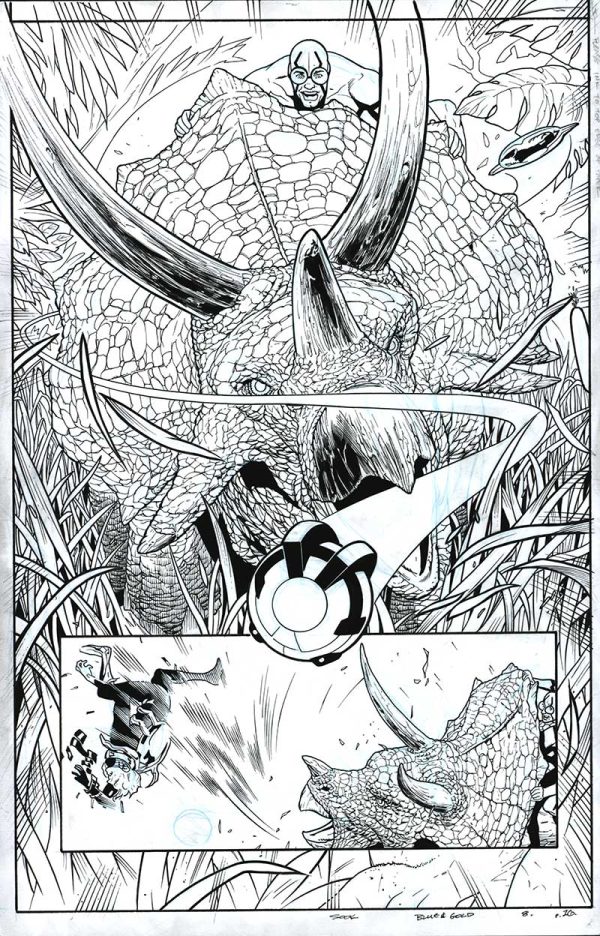 Blue and Gold #6 p.16 by Ryan Sook & Wade von Grawbadger