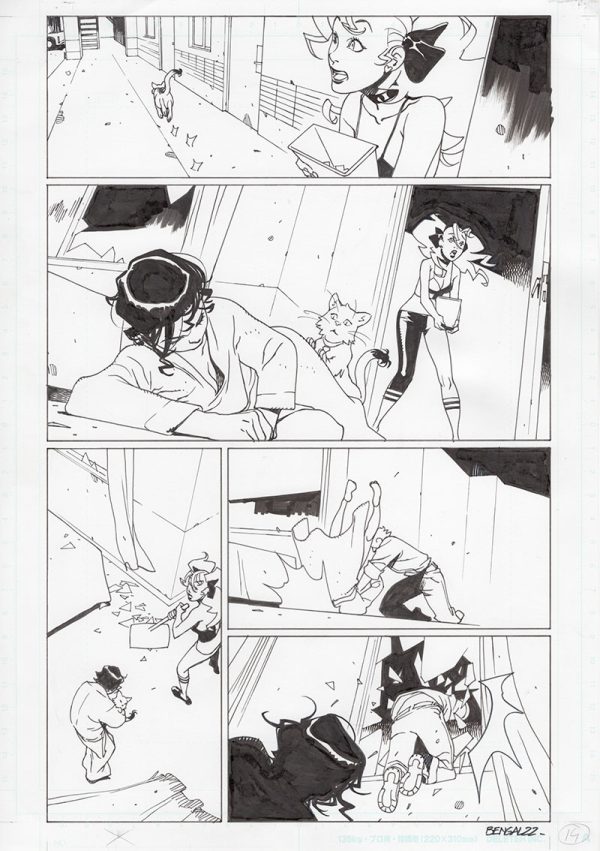 Catwoman #43 p.14 by Bengal