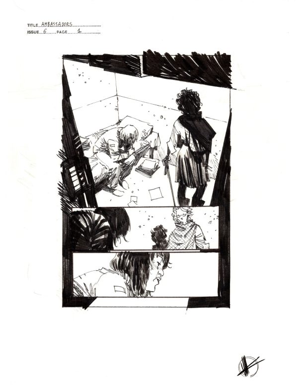 The Ambassadors #6 Prelim p.01 by Matteo Scalera
