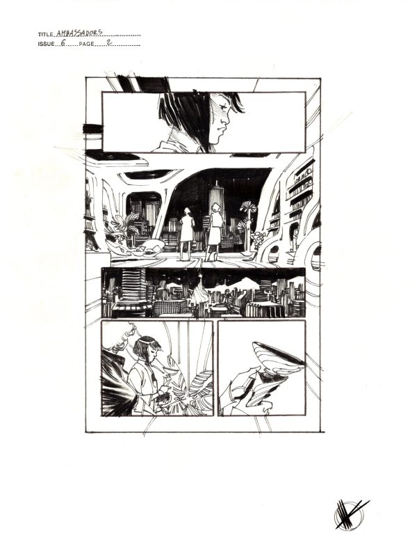 The Ambassadors #6 Prelim p.02 by Matteo Scalera