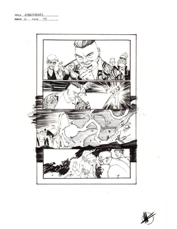 The Ambassadors #6 Prelim p.15 by Matteo Scalera