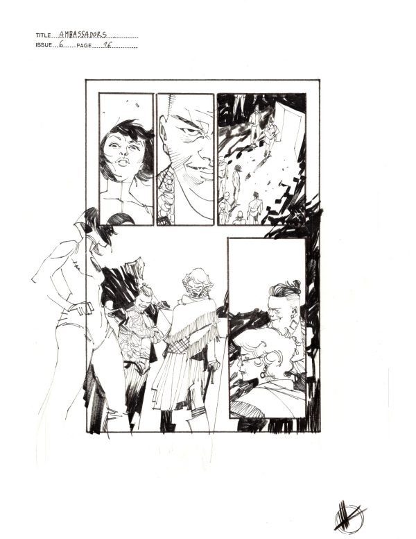The Ambassadors #6 Prelim p.16 by Matteo Scalera