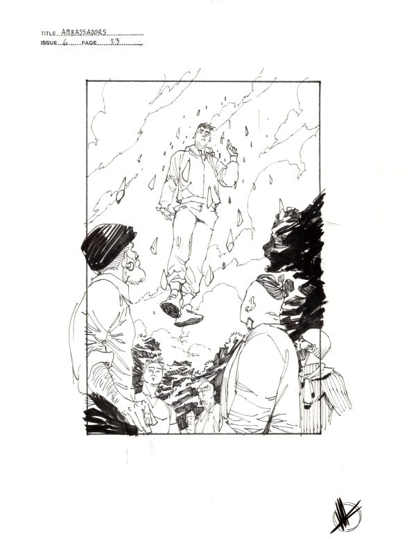 The Ambassadors #6 Prelim p.23 by Matteo Scalera