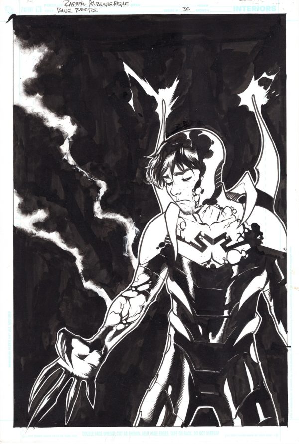 Blue Beetle #36 Cover by Rafael Albuquerque