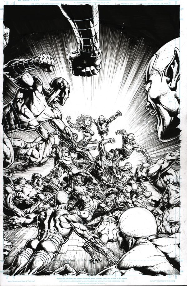 Dceased Dead Planet #7 Cover by David Finch